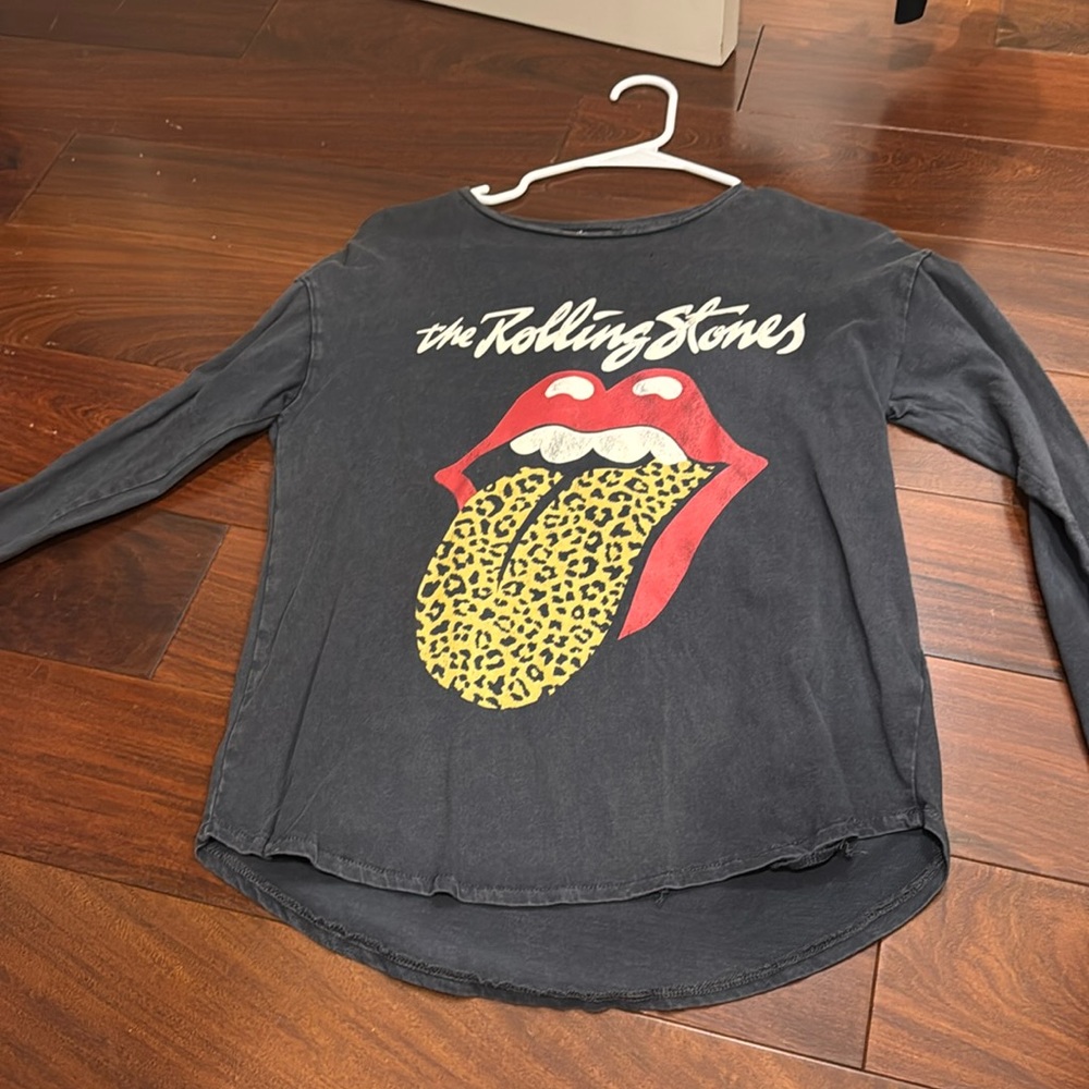 Rolling Stones X Zara Collab long sleeve shirt big kids